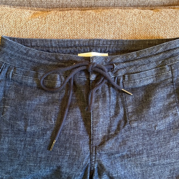 Blue Drawstring Pants - Picture 2 of 5